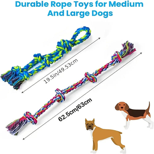 Heavy Duty Cotton Rope Tug Toy for Large Dogs