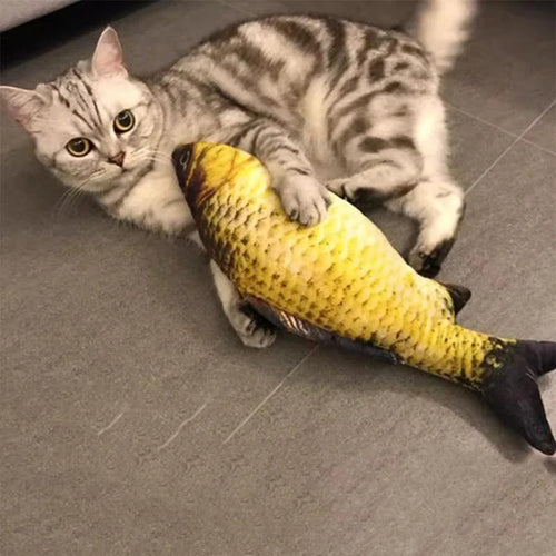 Catnip Plush Fish Kicker Toy for Cats — 8 Designs